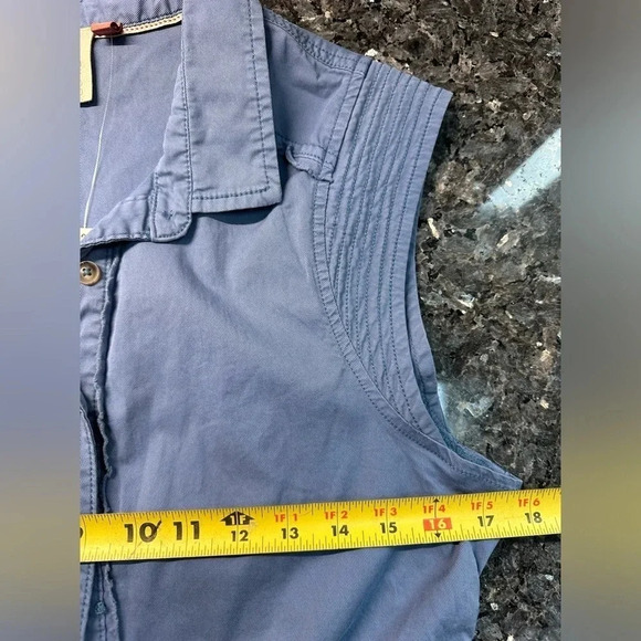 Anthropologie | Pilcro | Denim Collared Shirt Midi Dress Size 10 Medium M NWT - Picture 8 of 11